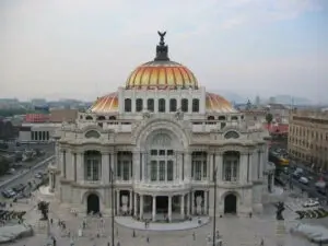 Arquitetura eclética Palacio de Bellas Artes, México foto Wikipédia