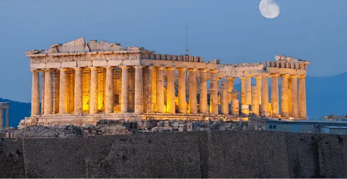 Como eram os templos gregos: o templo de Partenon é o templo grego mais famoso que existe. Foto: Terra Santa Viagens