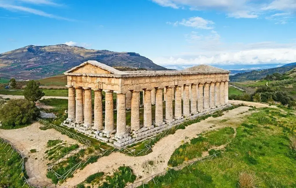 Templos gregos: registro do Templo Dórico. Foto: Cafisu