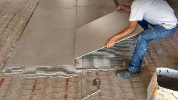 Instalação de piso térmico (foto: Termopiso)