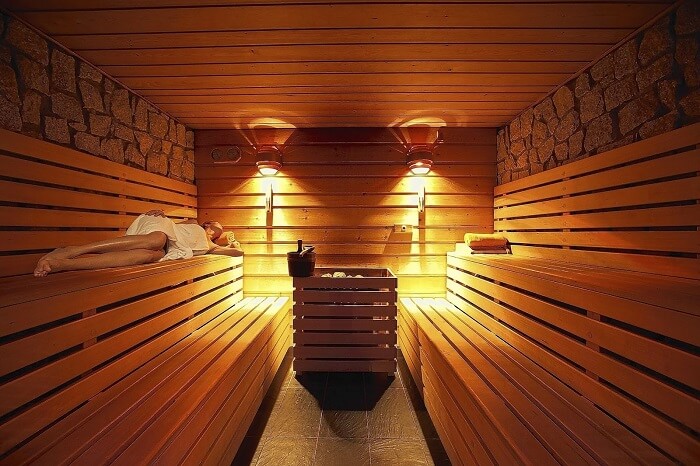 Projeto de sauna seca residencial. Fonte: Dica de Arquiteta