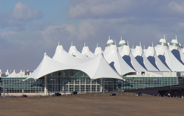 Aeroporto Internacional de Denver localizado nos EUA. Fonte: PIXNIO