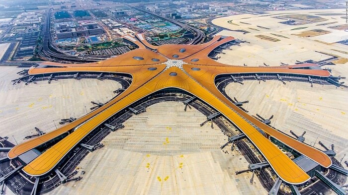 Beijing Daxing International Airport localizado na China