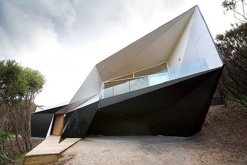 Casas futuristas: a Casa Klein Bottle está localizada na Austrália. Fonte: Flickr