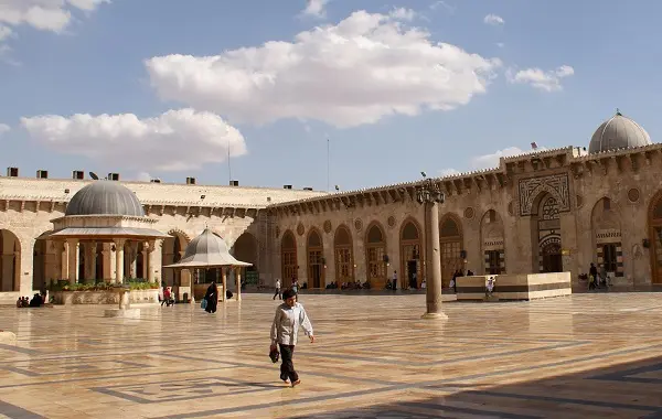 Cidades Antigas Alepo, Síria Mesquita de Umayyad em 2010 - foto G1