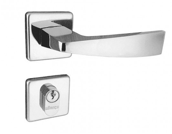 Tipos de fechadura - fechadura de entrada ou externa foto Estoque Parado