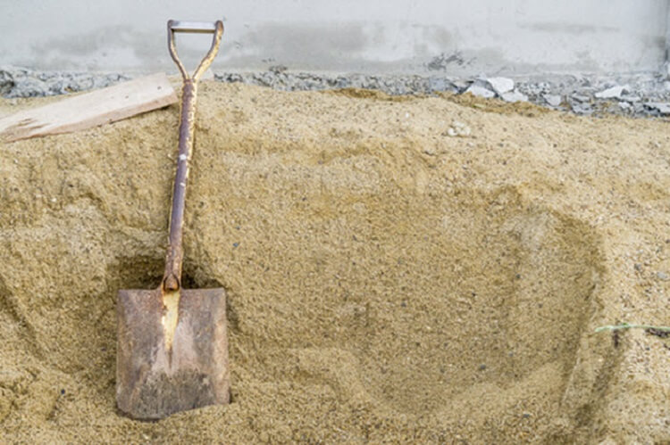 Areia para construção preço: a compra da areia para construção e feita normalmente por volume, em metros cúbicos ou quilo