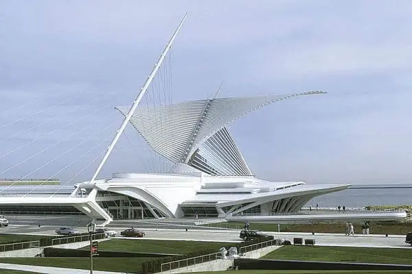biomimética museu de arte de Milwalkeem, de Santiago Calatrava foto Revista Projeto